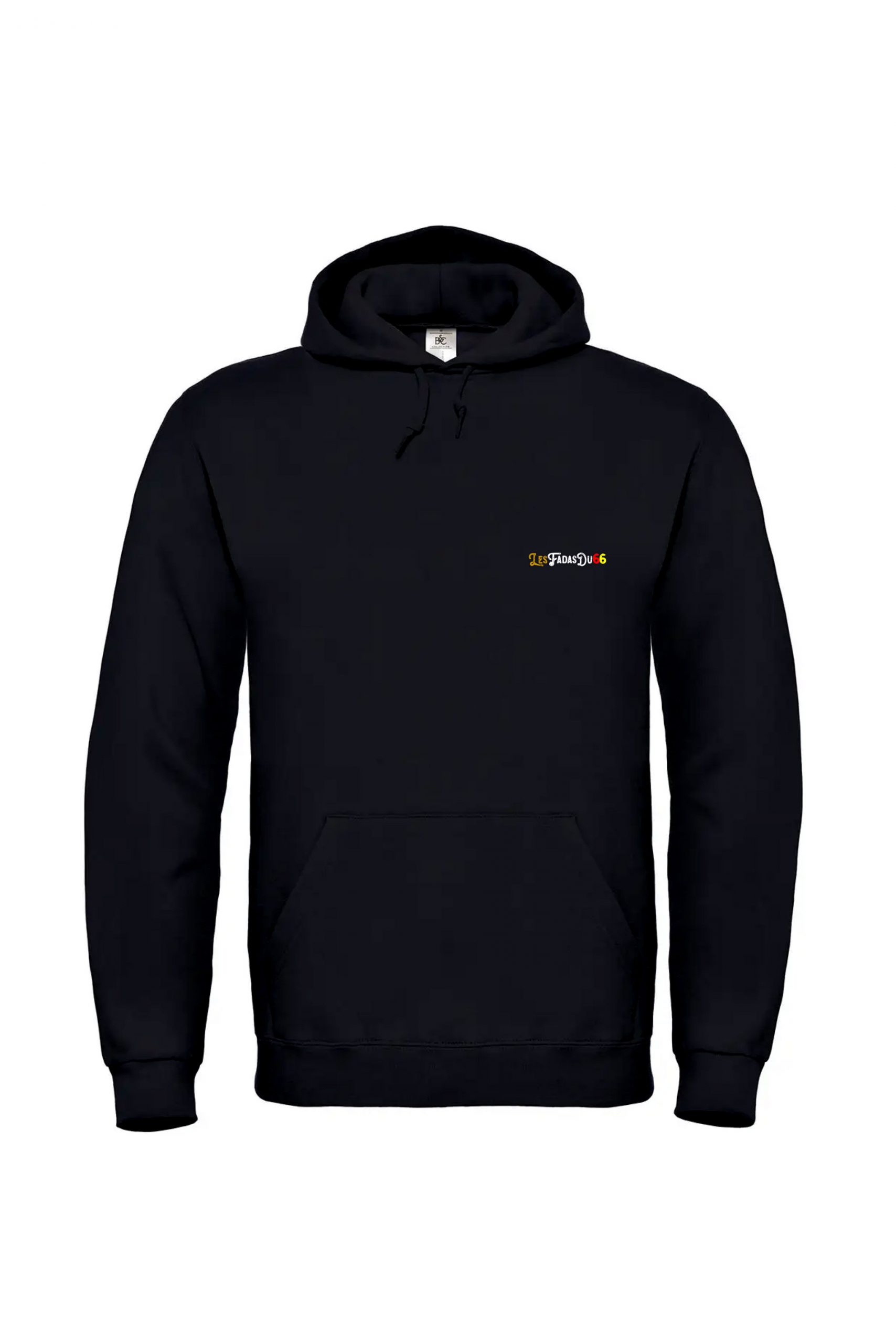 Sweat à Capuche impression Cœur + Dos