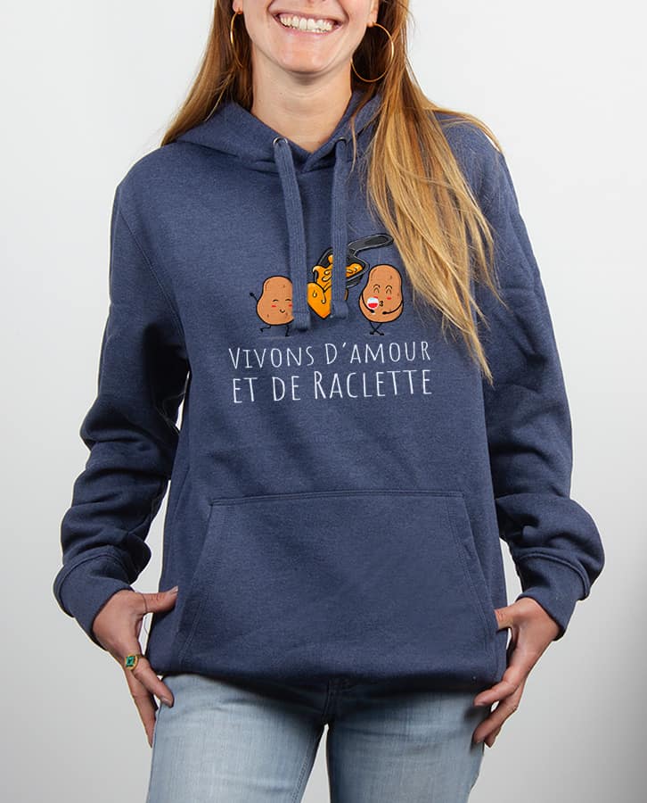 SWEAT FEMME : VIVONS D’AMOUR ET DE RACLETTE – Image 2
