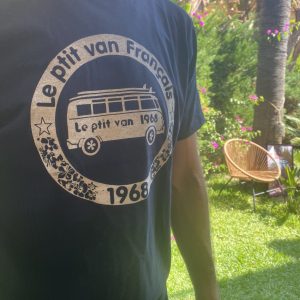 T Shirt Safari Noir Beige