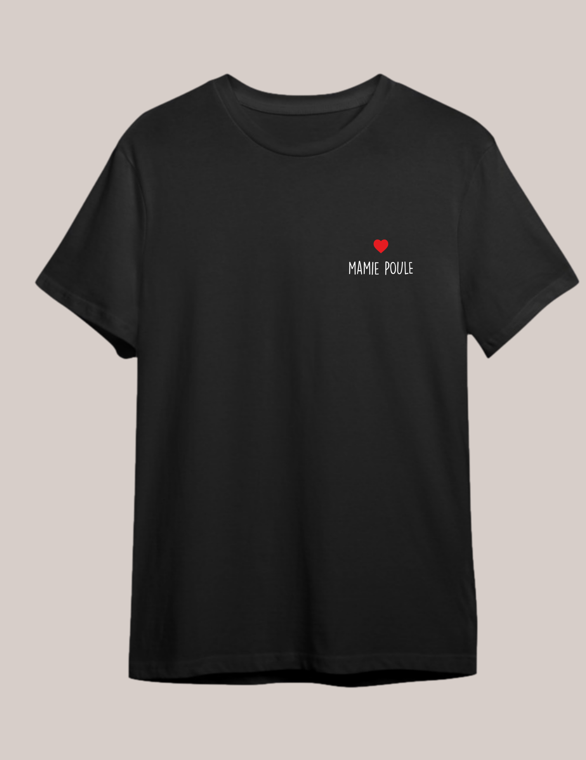 T-shirt femme Mamie poule (brodé) – Image 2