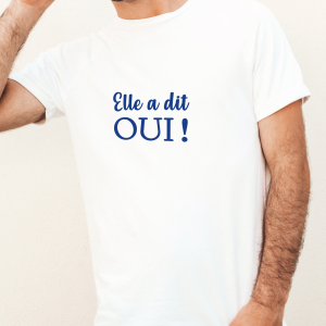 T-shirt homme EVJG Elle a dit OUI
