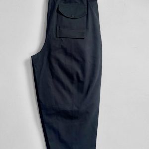 The Mull Trouser Black | Whitehill Mercantile – Pantalon twill coton fait-main Écosse
