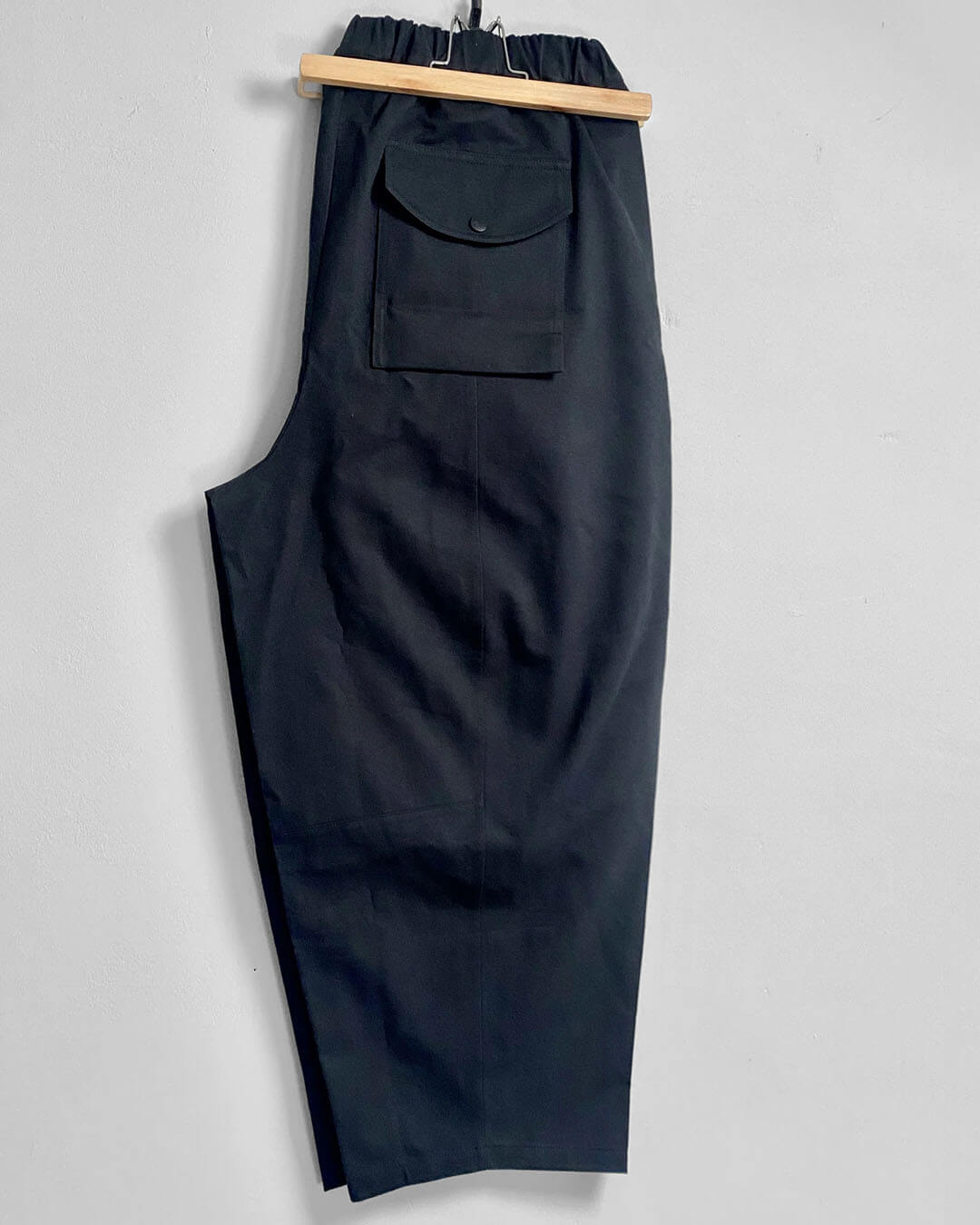The Mull Trouser Black | Whitehill Mercantile – Pantalon twill coton fait-main Écosse