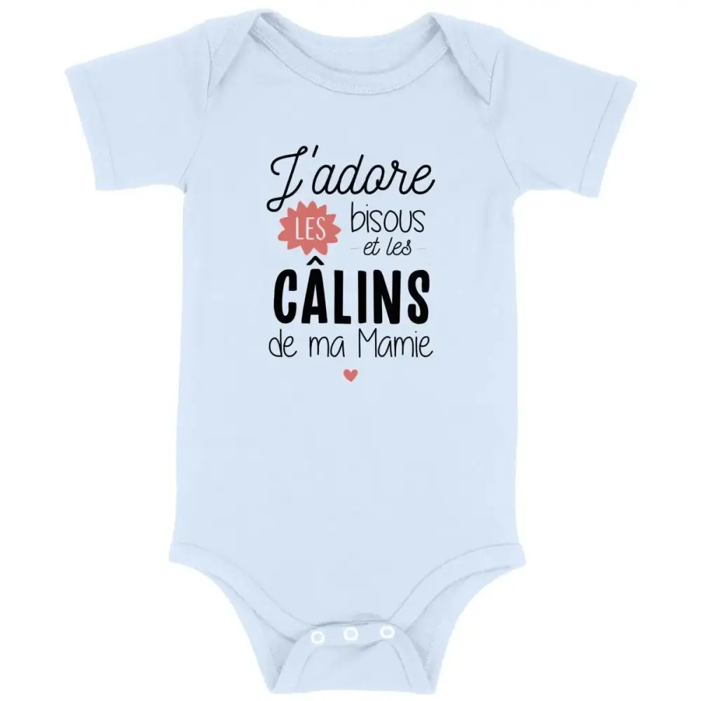 Body bébé Bisous et câlins de mamie – Image 4
