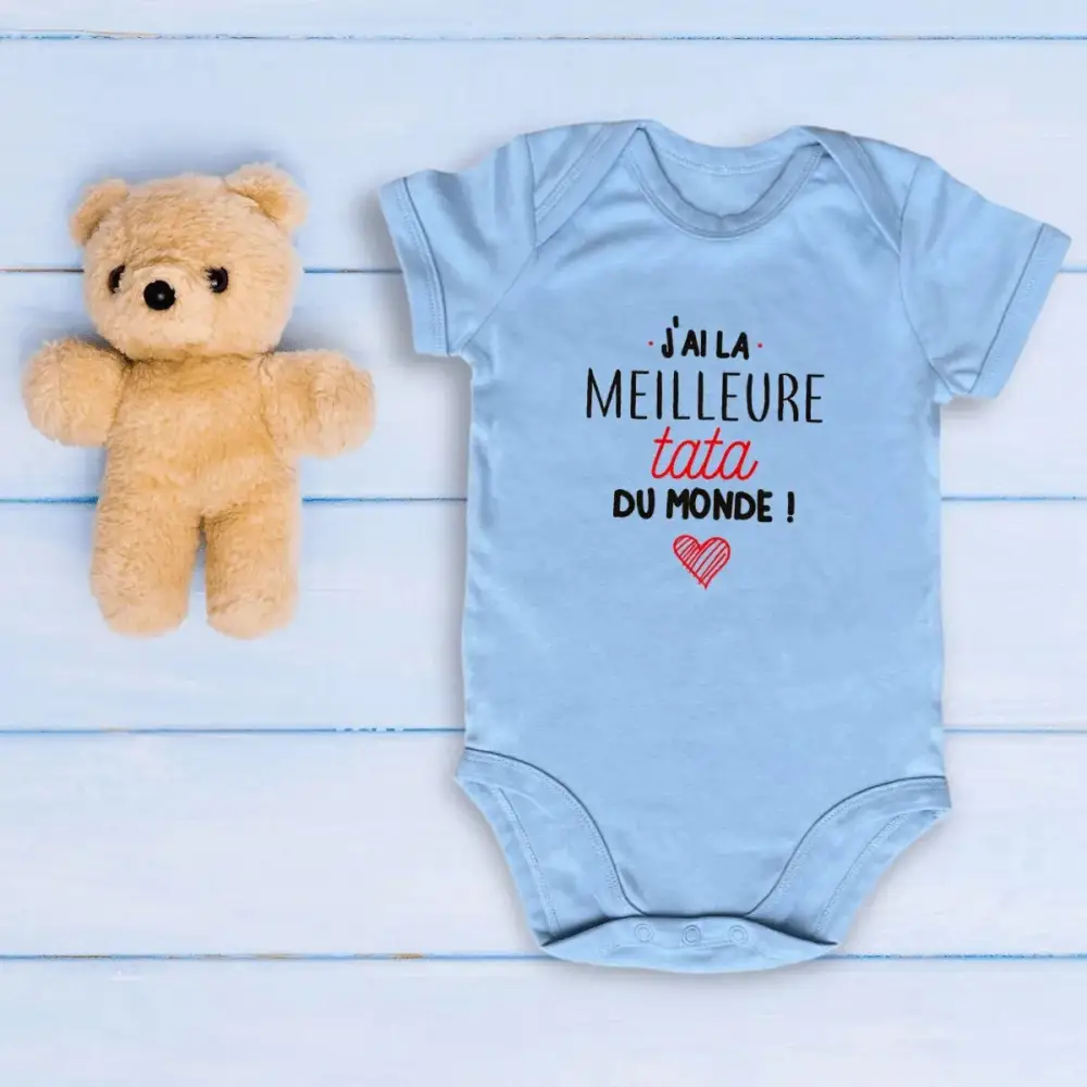 Body bébé J'ai la meilleure tata du monde