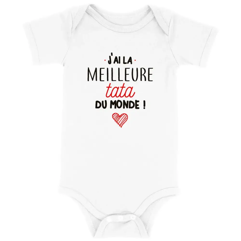 Body bébé J'ai la meilleure tata du monde – Image 2
