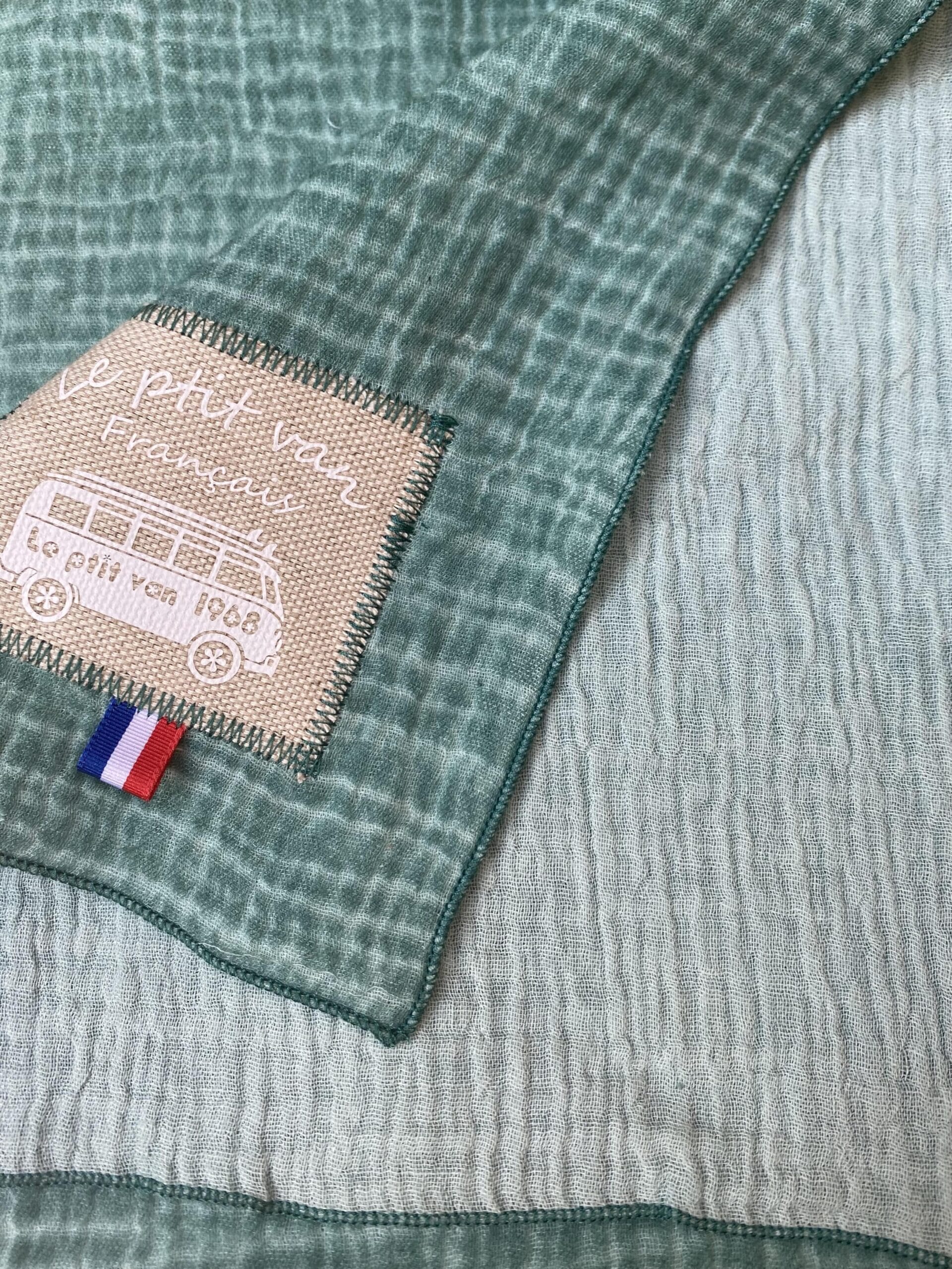 Echarpe Dune Menthe Bi couleurs – Image 2