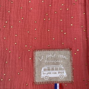 Echarpe Dune Goldy Corail