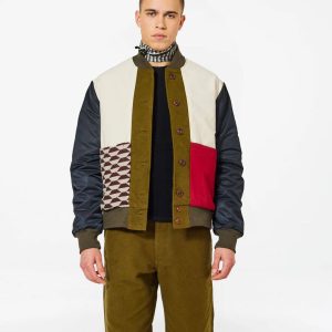 Kappa Vosges Kaki | Homecore – Veste teddy réversible kaki