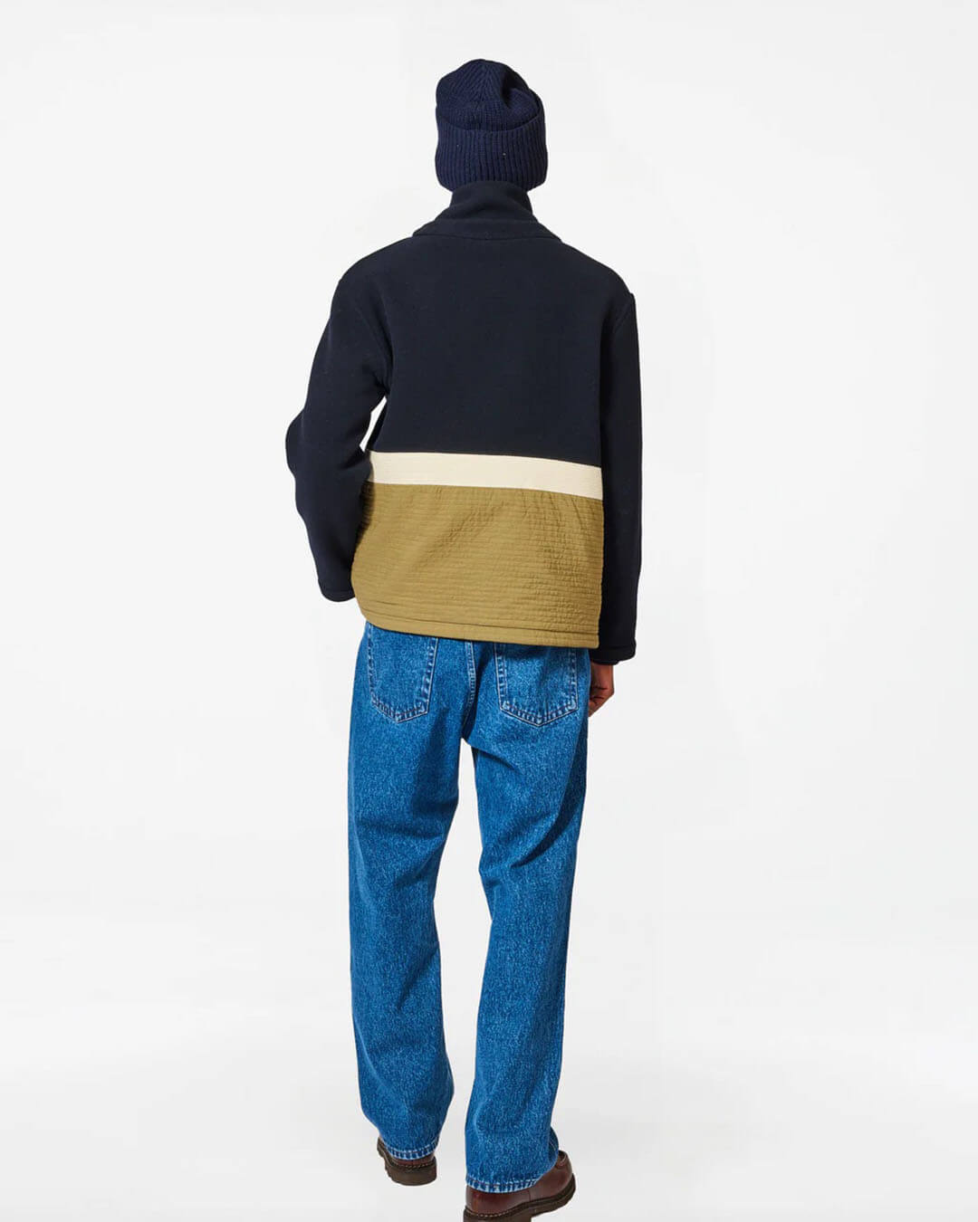 Veste Swit Wool Dark Navy | Homecore – 100 % laine vierge réversible – Image 7