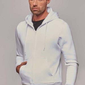 La veste zippée – Blanc