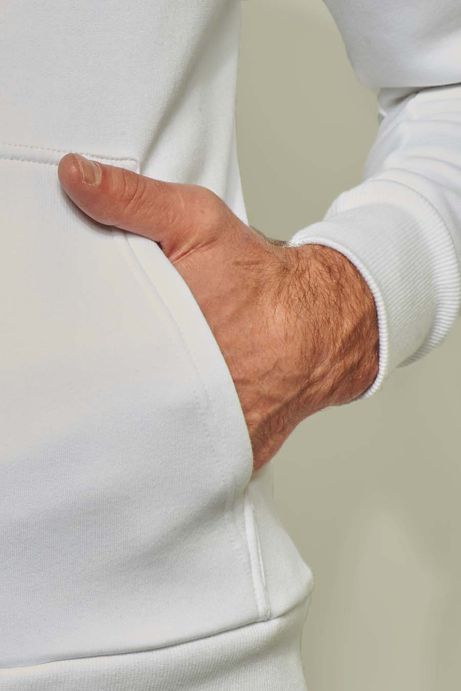 La veste zippée – Blanc – Image 3