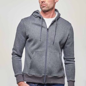 La veste zippée – Gris foncé