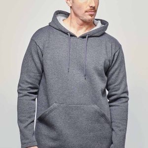 Le hoodie décontracté à manches raglan – Gris foncé