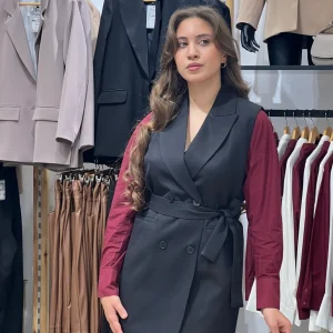 Ensemble en noir - Gilet et pantalon