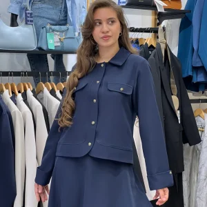 Ensemble avec jupe en bleu marine