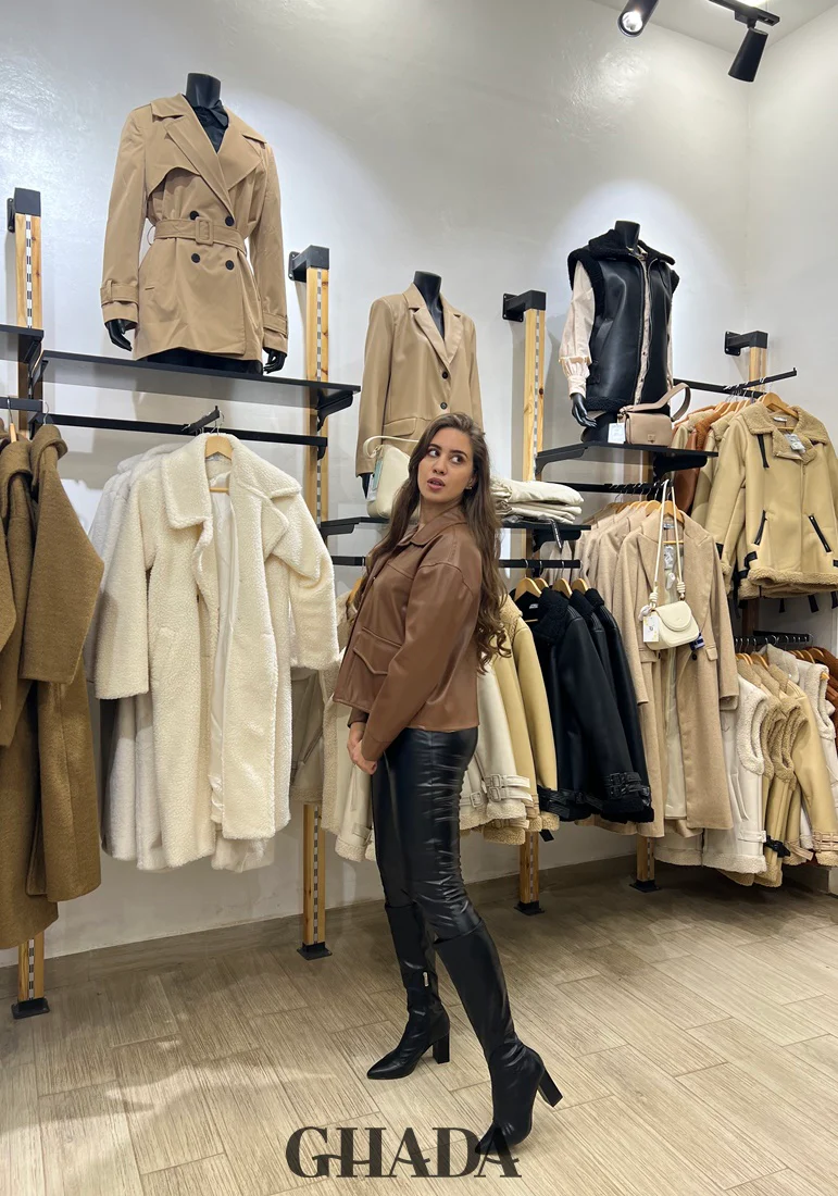 Legging en simili cuir noir – Image 2