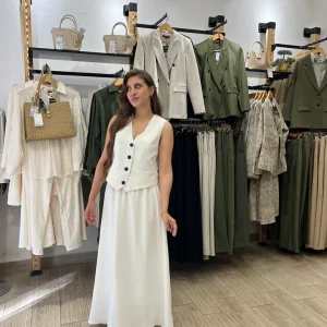 Ensemble gilet et jupe