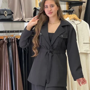 Ensemble en noir - Veste et pantalon