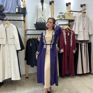 Abaya Kimono avec broderie