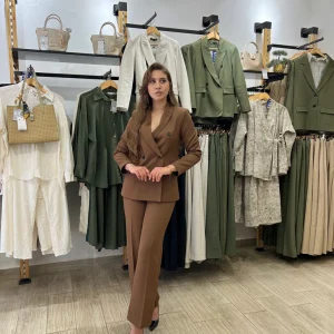 Ensemble - Tailleur en marron