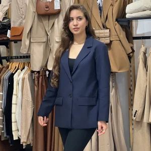 Blazer en bleu marine