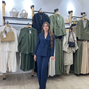 Ensemble- Tailleur bleu marine