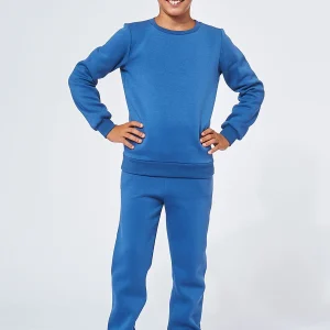 Le jogging basique resserré aux chevilles – Bleu Cobalt