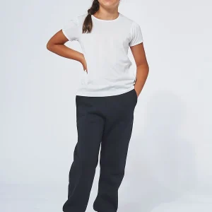 Le jogging basique resserré aux chevilles – Noir