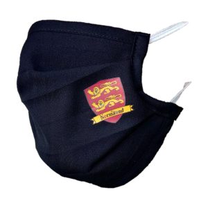 Masque Blason 2 Léopards Normand