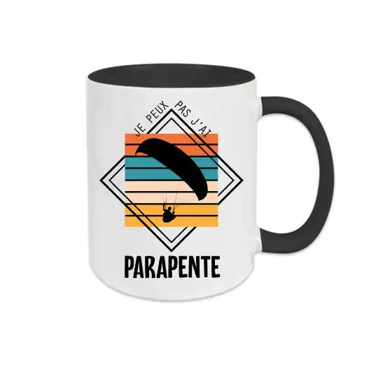 Mug céramique - J'peux pas j'ai parapente – Image 4