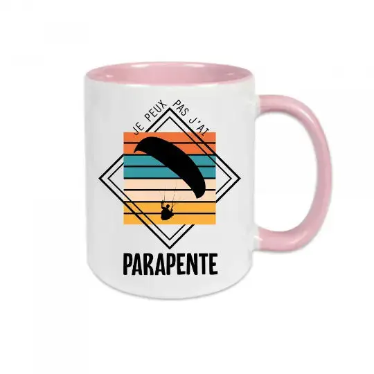 Mug céramique - J'peux pas j'ai parapente – Image 5