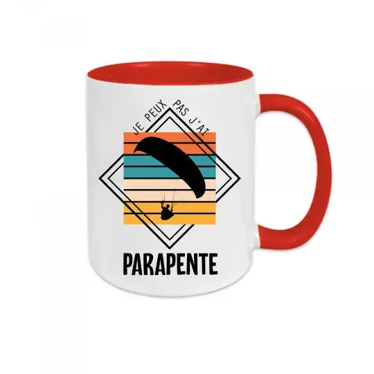 Mug céramique - J'peux pas j'ai parapente – Image 3