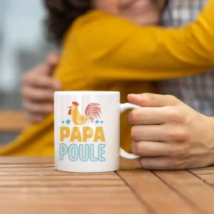 Mug céramique Papa poule
