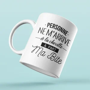 Mug céramique Personne ne m'arrive à la cheville