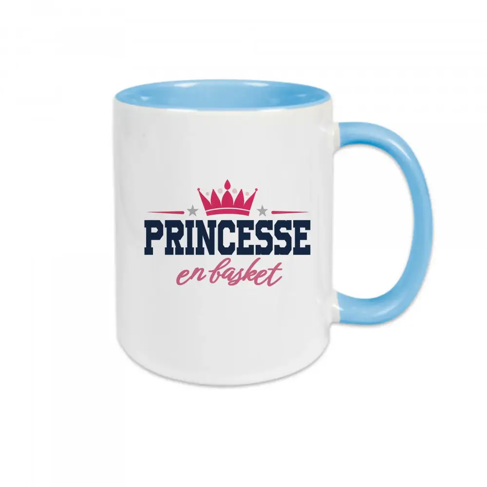 Mug céramique Princesse en basket – Image 3