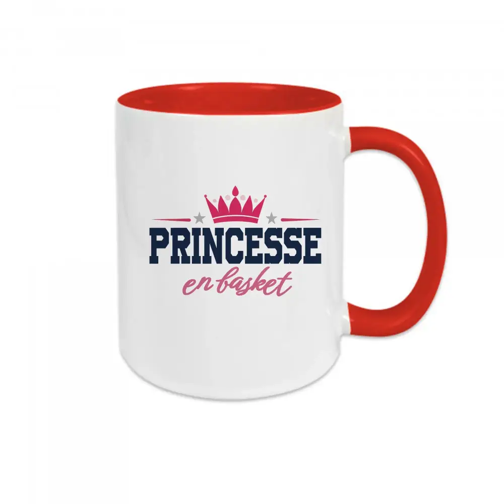 Mug céramique Princesse en basket – Image 2
