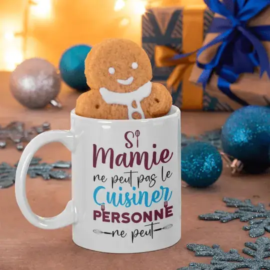 Mug céramique Si mamie ne peut pas le cuisiner personne ne peut