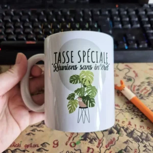 Mug céramique Tasse spéciale Réunions sans intérêt