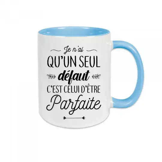 Mug céramique Un seul défaut, parfaite – Image 2