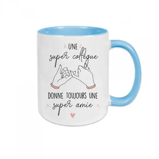 Mug céramique Une super collègue donne toujours une super amie – Image 5