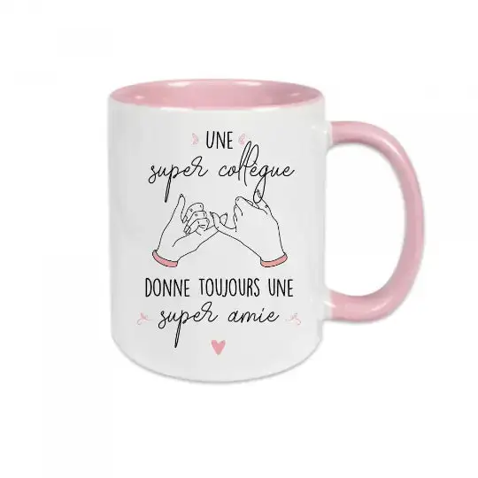 Mug céramique Une super collègue donne toujours une super amie – Image 6