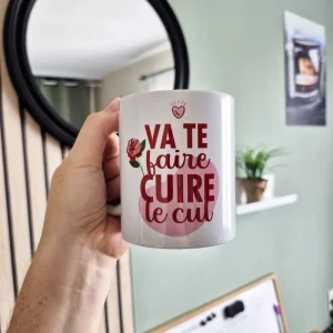 Mug céramique Va te faire cuire le cul
