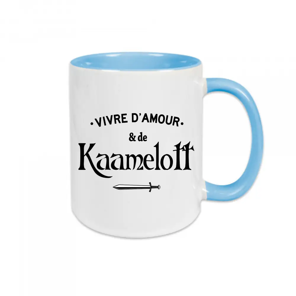 Mug céramique Vivre d'amour et de Kaamelott – Image 3