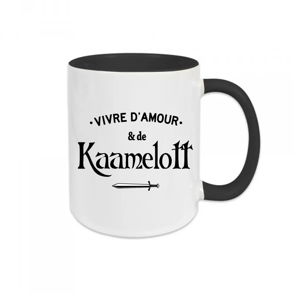 Mug céramique Vivre d'amour et de Kaamelott – Image 4