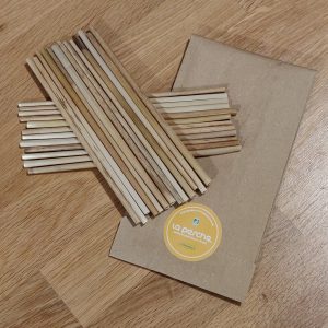 Pailles en Paille Bio – Sachet de 25
