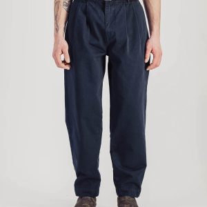 Pantalon Double Pleats Twill Anthracite PARAGES