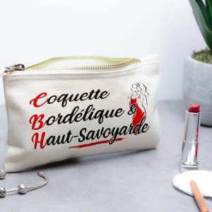 POCHETTE FEMME : COQUETTE BORDELIQUE ET HAUT SAVOYARDE
