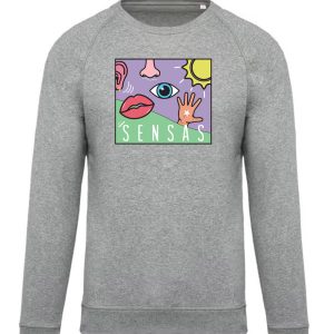 Sweat-shirt Bio col rond manches raglan homme