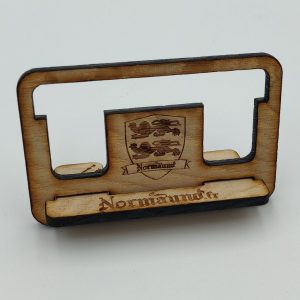 Support téléphone portable de voyage en Bois